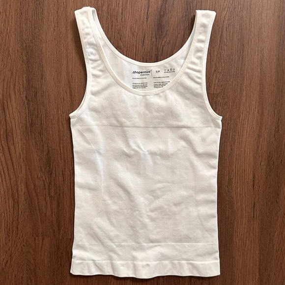 Shapermint Essentials White Shapewear Tank Top Size S/P - Picture 1 of 5